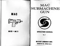 military-armament mac-10 & mac-11 submachine gun User Manual