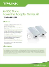 TP-LINK AV500 TL-PA411 产品宣传页