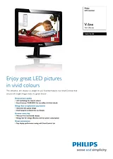 Philips LED monitor 15.6" 166V3LSB/00 Leaflet
