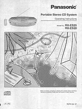 Panasonic RX-ES20 User Manual