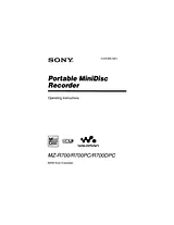 Sony MZ-R700PC Manual De Usuario