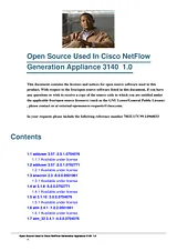 Cisco Cisco NetFlow Generation Appliance (NGA) 3340 Información de licencia
