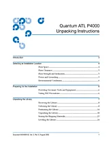 Quantum p4000 Manual Suplementar