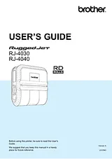 Brother RJ-4040 User Manual