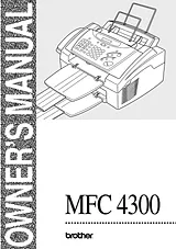 Brother MFC-4300 Инструкции Пользователя