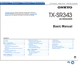 ONKYO TX-SR343 Manual Do Utilizador