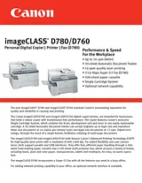 Canon imageCLASS D780 Guide De Spécification