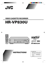 JVC HR-VP830U Manual De Usuario