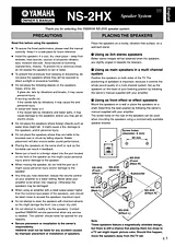 Yamaha NS-2HX User Manual