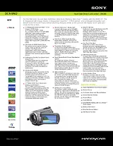 Sony dcr-sr60 Guia De Especificação
