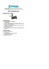 Velleman MK171 Техническая Спецификация