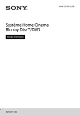 Sony BDV-EF1100 BDVEF1100 데이터 시트