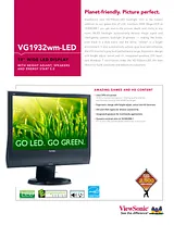 Viewsonic VG1932WM-LED Prospecto
