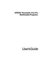 Epson PowerLite 51c Manuale Utente