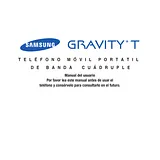 Samsung Gravity Touch Manuale Utente