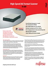 Fujitsu fi-60F PA03420-B001 Leaflet