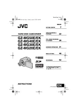 JVC gz-mg50 Manuel D’Utilisation