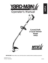 MTD YM25 Manual Do Utilizador