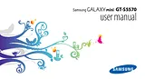 Samsung GT-S5570 GT-S5570AAINEE ユーザーズマニュアル