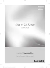 Samsung Freestanding Gas Ranges (NX58K9500 Series) Manual De Usuario
