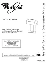 Whirlpool WHER25 Manuel D’Utilisation