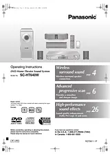 Panasonic SC-HT640W Manual Do Utilizador