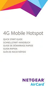Netgear AirCard 762S (Unlocked Retail) – 4G Mobile Hotspot – Unlocked (AC762S-100EUS) Guia De Configuração Rápida