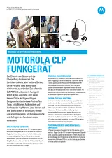 Motorola CLP-446 Bluetooth N/A PMR Radio 188039 数据表