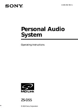 Sony ZS-D55 User Manual