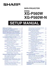 Sharp XG-P560W User Manual