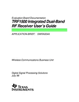 Texas Instruments TRF1500 ユーザーズマニュアル