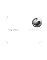 Sony Ericsson T616 Справочник Пользователя