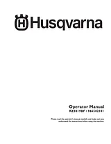 Husqvarna 966582101 Manuel D’Utilisation