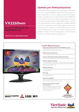 Viewsonic VX2260wm VX2260WM 전단