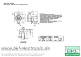 Bkl Electronic Mains connector Socket, horizontal mount Total number of pins: 4 7.5 A Black 0211004 1 pc(s) 0211004 Hoja De Datos