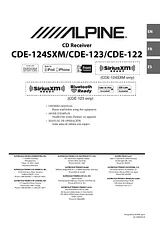 Alpine CDE-124SXM User Manual