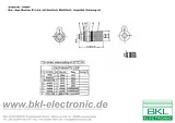 Bkl Electronic Jack socket Socket, vertical vertical Pin diameter: 4 mm Red 103035 1 pc(s) 103035 Fiche De Données