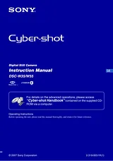 Sony cyber-shot dsc-w35 Manuel D’Utilisation