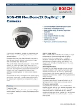 Bosch NDN-498V03-21P Guia De Especificaciones
