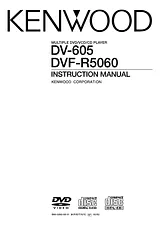 Kenwood dv-605 Manual De Instrucciónes