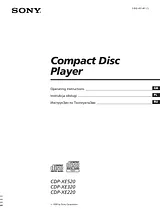 Sony CDP-XE220 用户手册