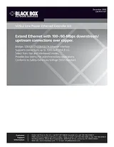 Black Box Computer Accessories VDSL2 Line Power Ethernet Extender Kit Manual De Usuario