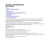 HP (Hewlett-Packard) w22 User Manual