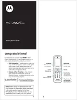 Motorola razr ve20 Guide D’Installation Rapide