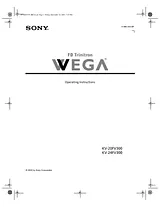 Sony kv-20fv300 Manual