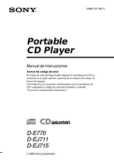 Sony D-EJ715 Manual Do Utilizador