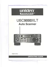 Uniden UBC9000XLT 사용자 설명서