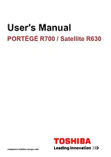 Toshiba PORTG R700 User Manual