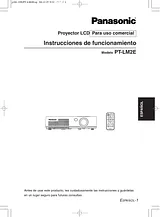 Panasonic PT-LM2E Manuale Istruttivo