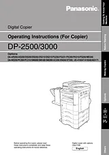 Panasonic DP-2500 User Manual